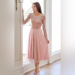 Elestory Velour Ballerina Dress